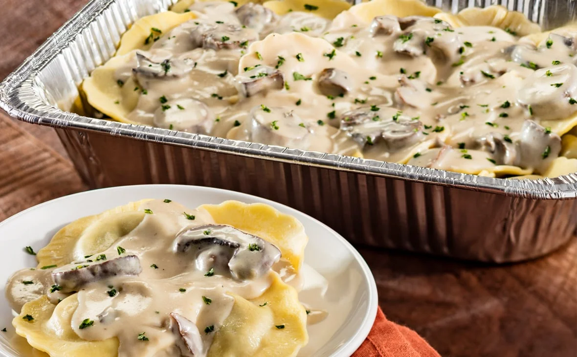 Limited Time Creamy Mushroom Ravioli (Serves 4-6)