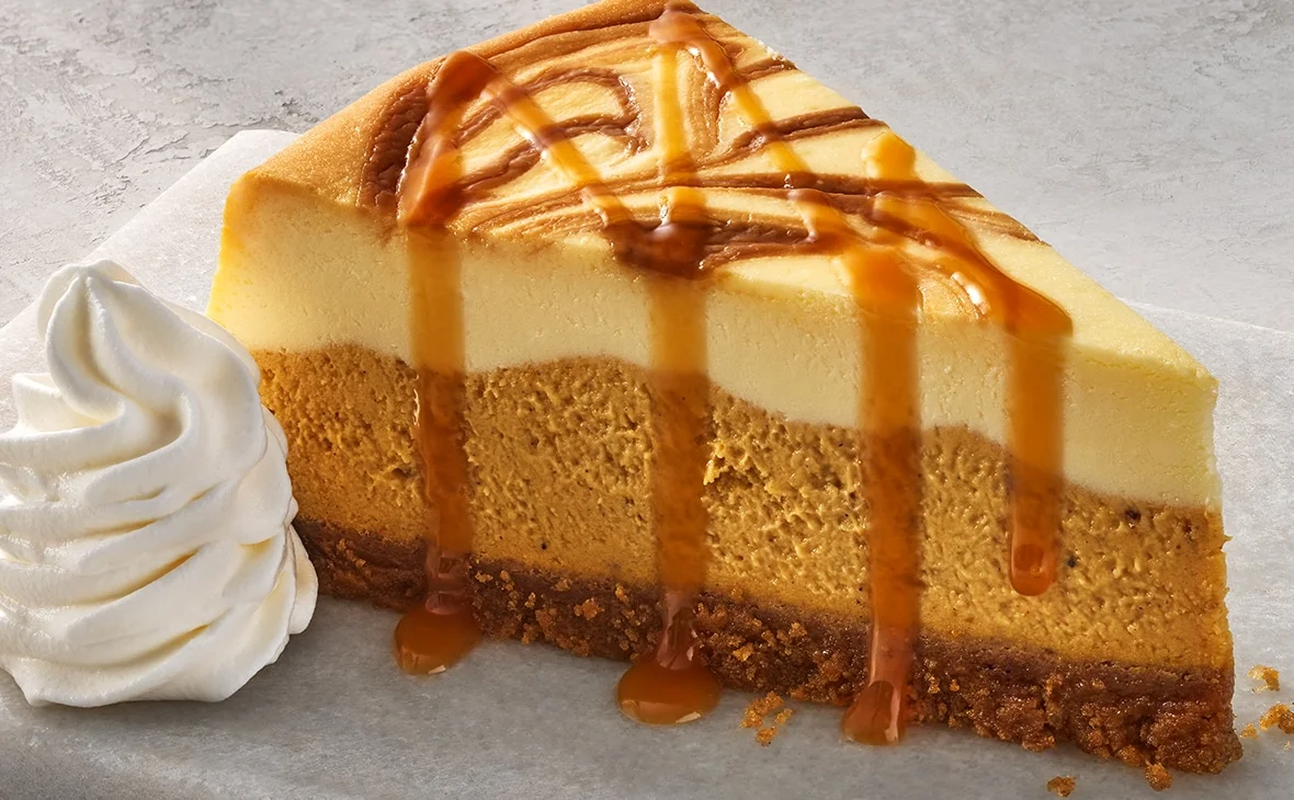 Limited Time Pumpkin Cookie Butter Cheesecake